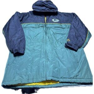 Vintage G-III Green Bay Packers Parka Hooded Coat Jacket XL
